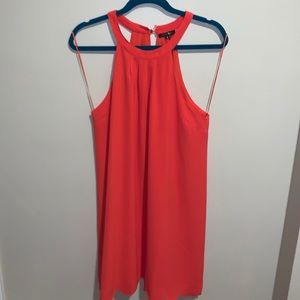 Halter Midi Dress MEDIUM orange NWT